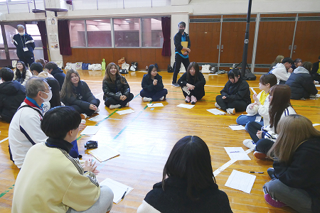 新入生一泊研修のグループワーク