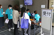 受付の様子